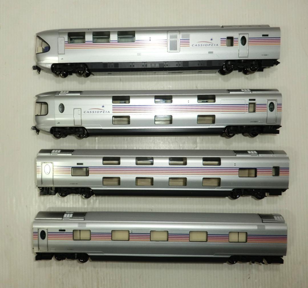 TOMIX HOゲージ 寝台特急 26系カシオペア 4両基本セット 車輛のみ現状