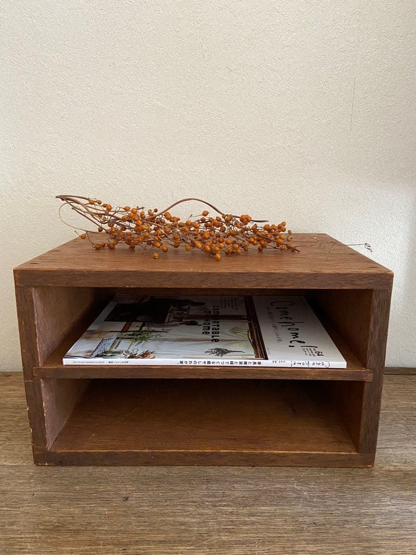 仕切り棚　古道具