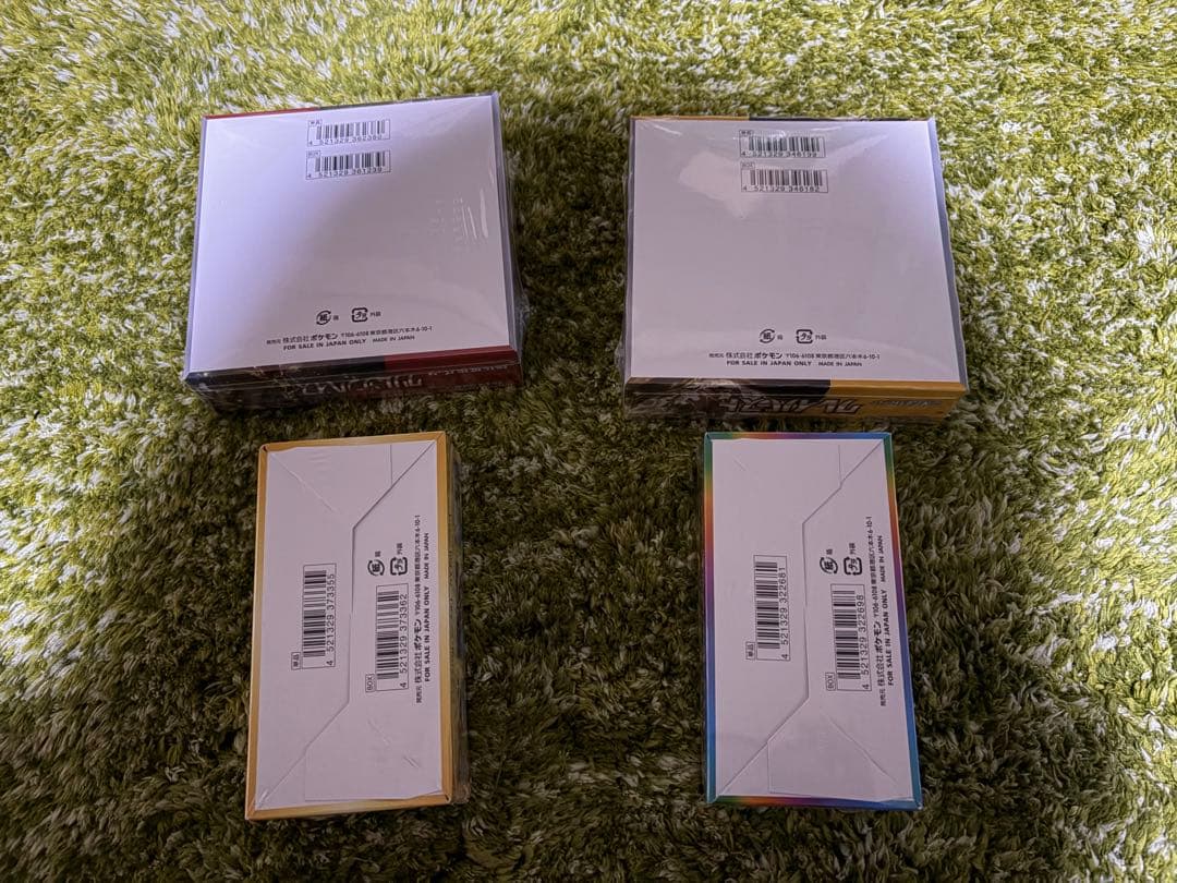 ポケモンカード　シュリンク付き　4BOXまとめ売り