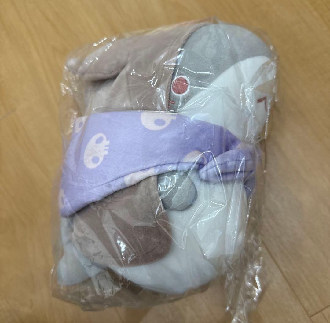 おでかけ子ザメ×シナモロール&クロミ　むにゅぐるみマスコット（おでかけ子ザメ）