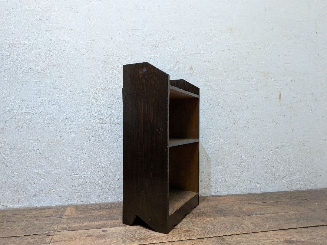 1122 ヴィンテージ　杉のオープンラック　飾り棚　収納棚　本箱　古道具　レトロ