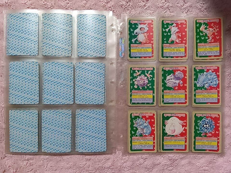 h*k様 ●大量 まとめて 115枚 1995年 トップサン ポケモンカード 裏