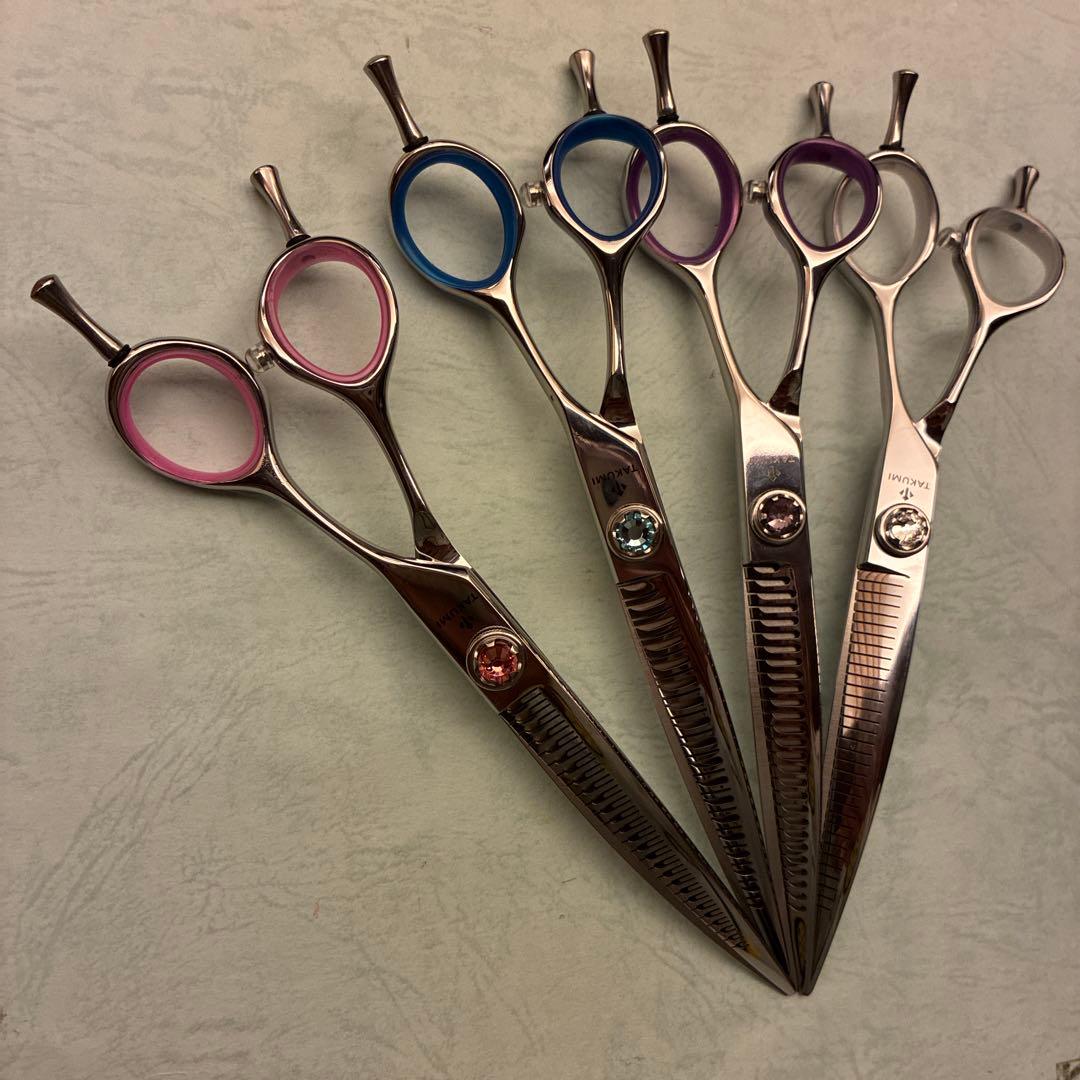 カーブ刃セニングシザー 7インチ　ワンダーカーブシザー