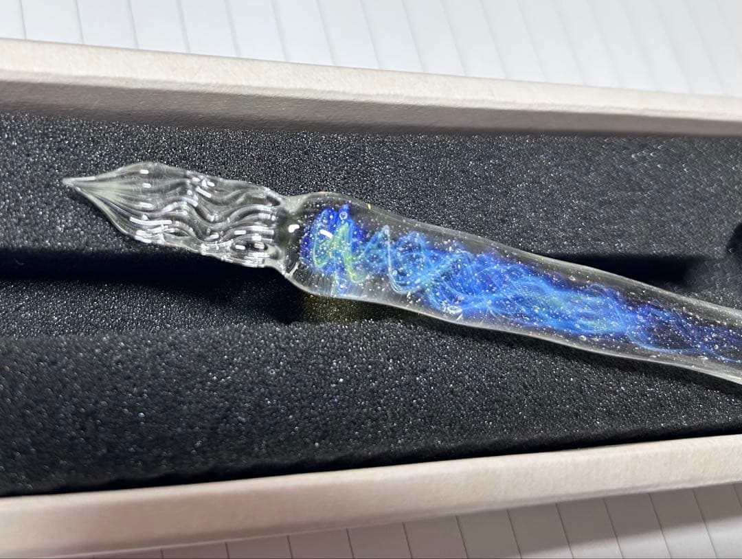 ガラスペン　星空　carrocro