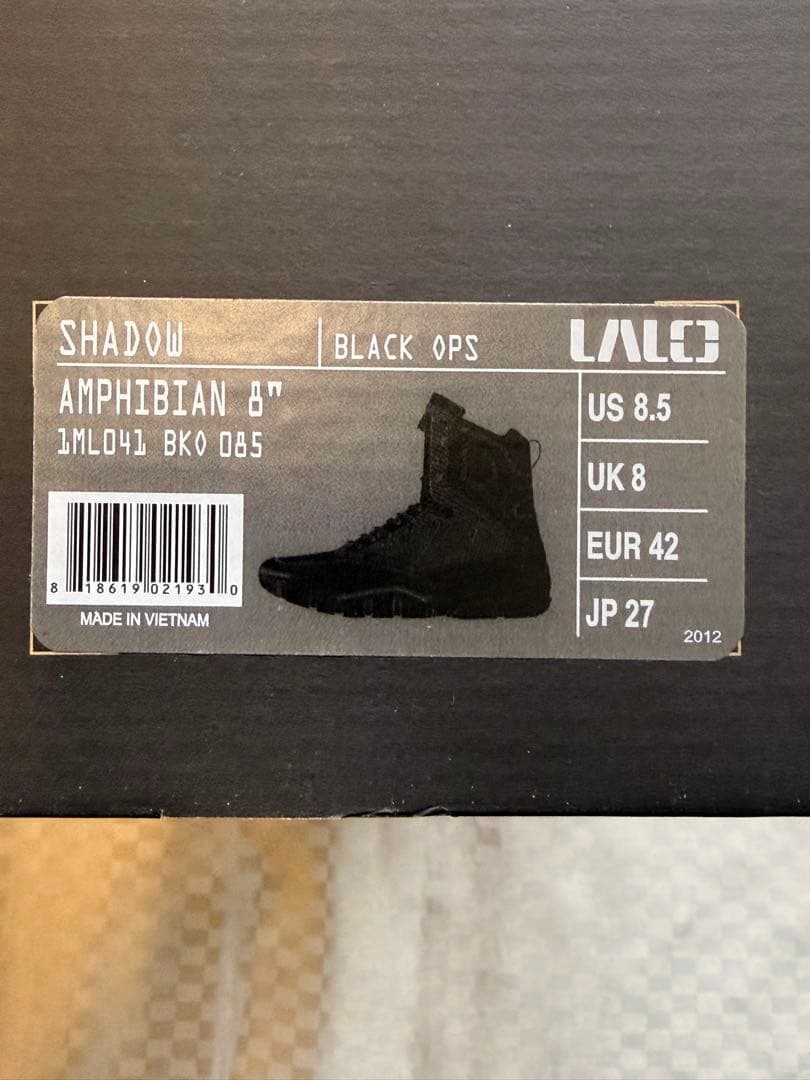 個人装備 LALO Tactical Shadow Amphibian 8 US 8.5