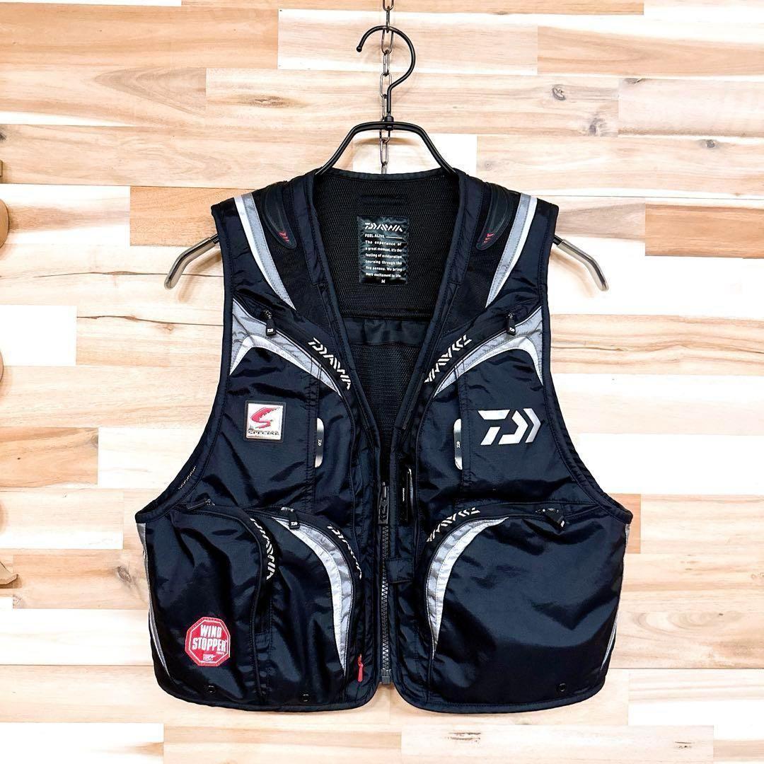 廃番【ダイワ】スペシャル ウィンドストッパー 鮎ベスト DV-1000 M 黒