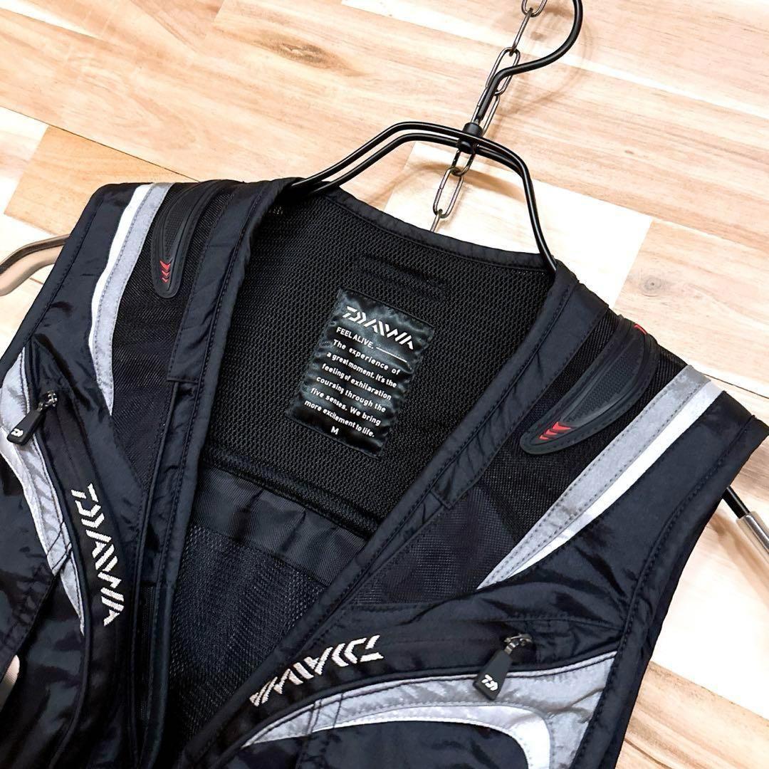 廃番【ダイワ】スペシャル ウィンドストッパー 鮎ベスト DV-1000 M 黒