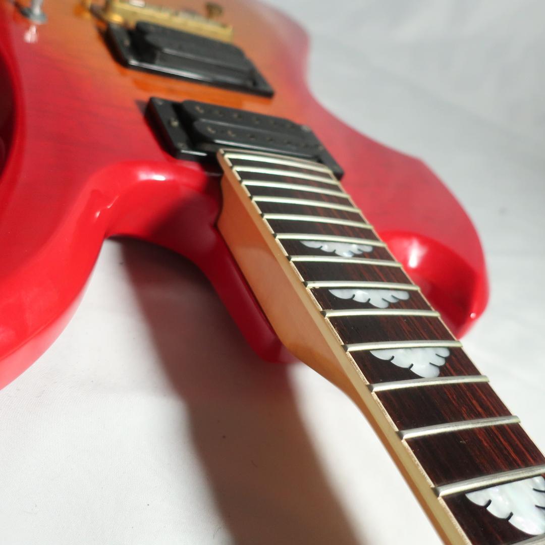 Burny HIDEモデル MG-85X モッキンバード ギター ギグバッグ付