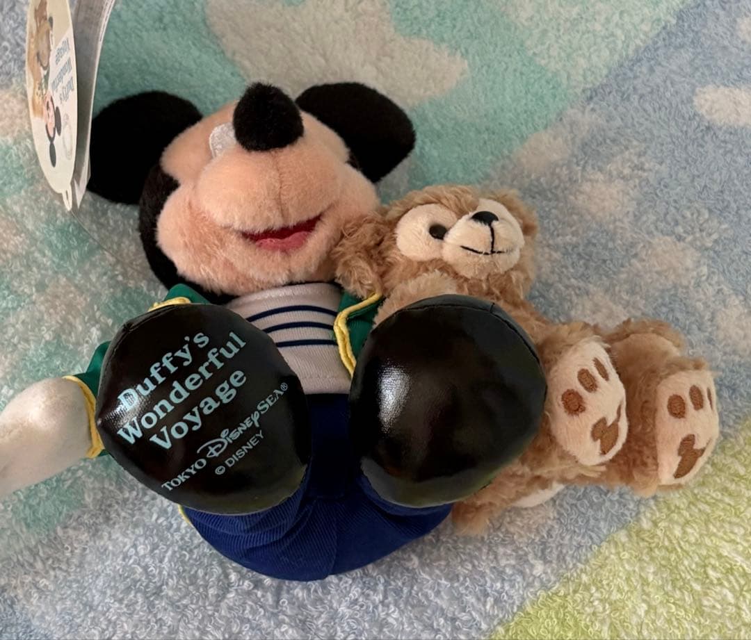 【匿名発送】TDS ダッフィーのワンダフル•ヴォヤッジ ぬいぐるみ大•小