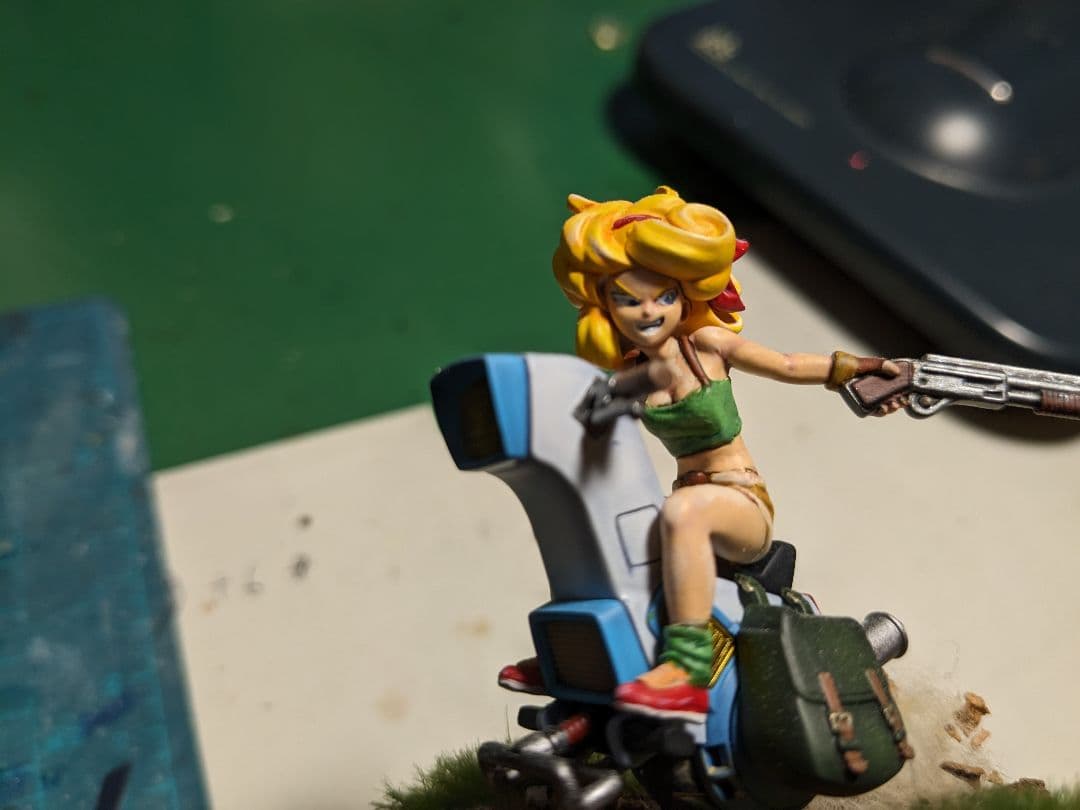 メカコレクション　ドラゴンボール　ランチの一輪バイク