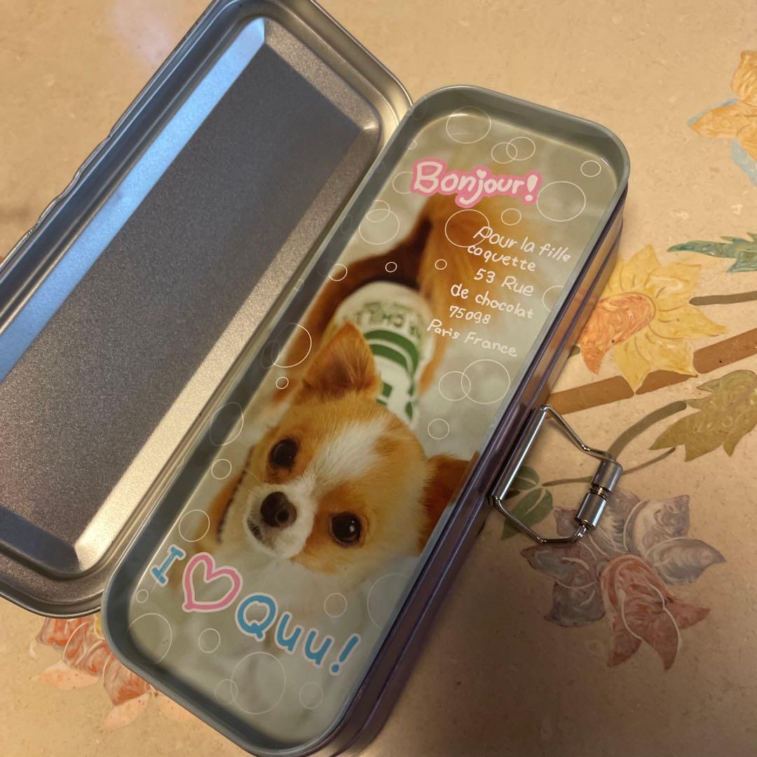 ポンポネット　チワワ　初期　缶ペンケース　ナルミヤ　平成レトロ