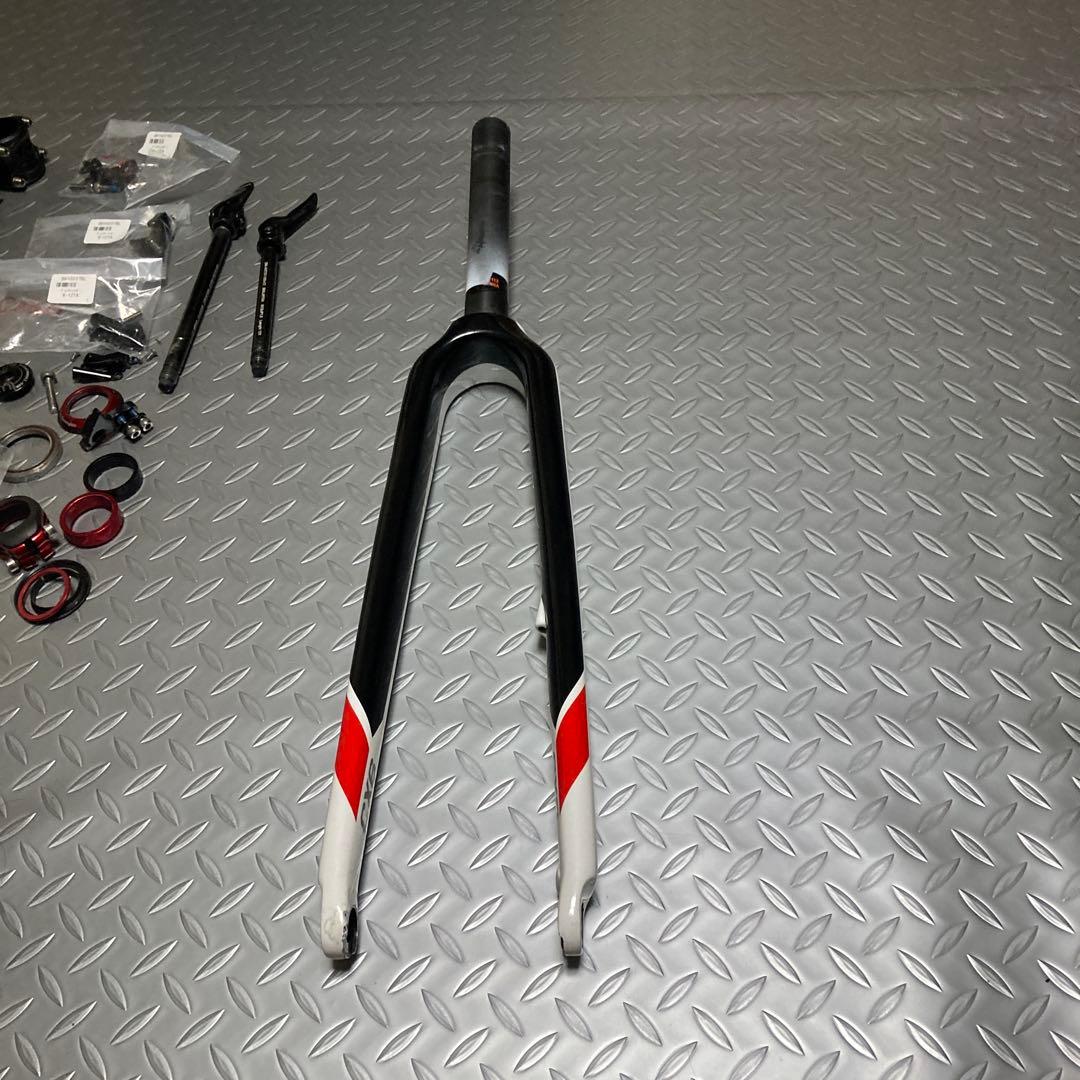 ブリヂストンアンカー　CX6D 53サイズ　一部コンポ付き　シクロクロス