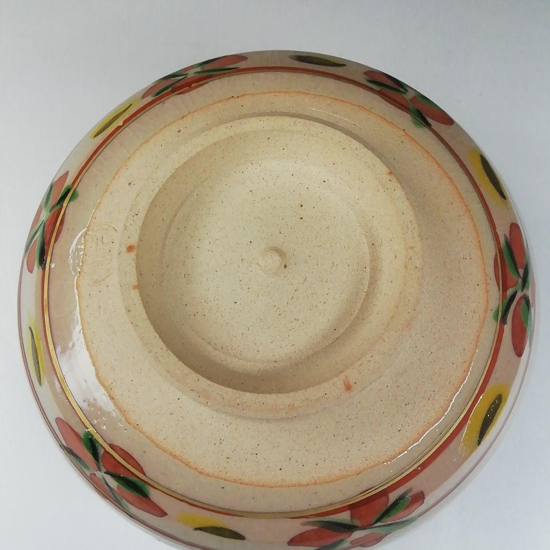 Ｔ６３８　茶碗　『赤絵　未』『橋本永豊 造』　共箱　抹茶碗　茶道具