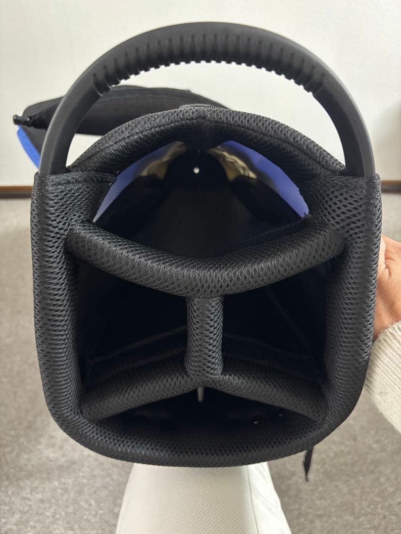 SRIXON スタンド式キャディバッグ ホワイト/ブルー　美品