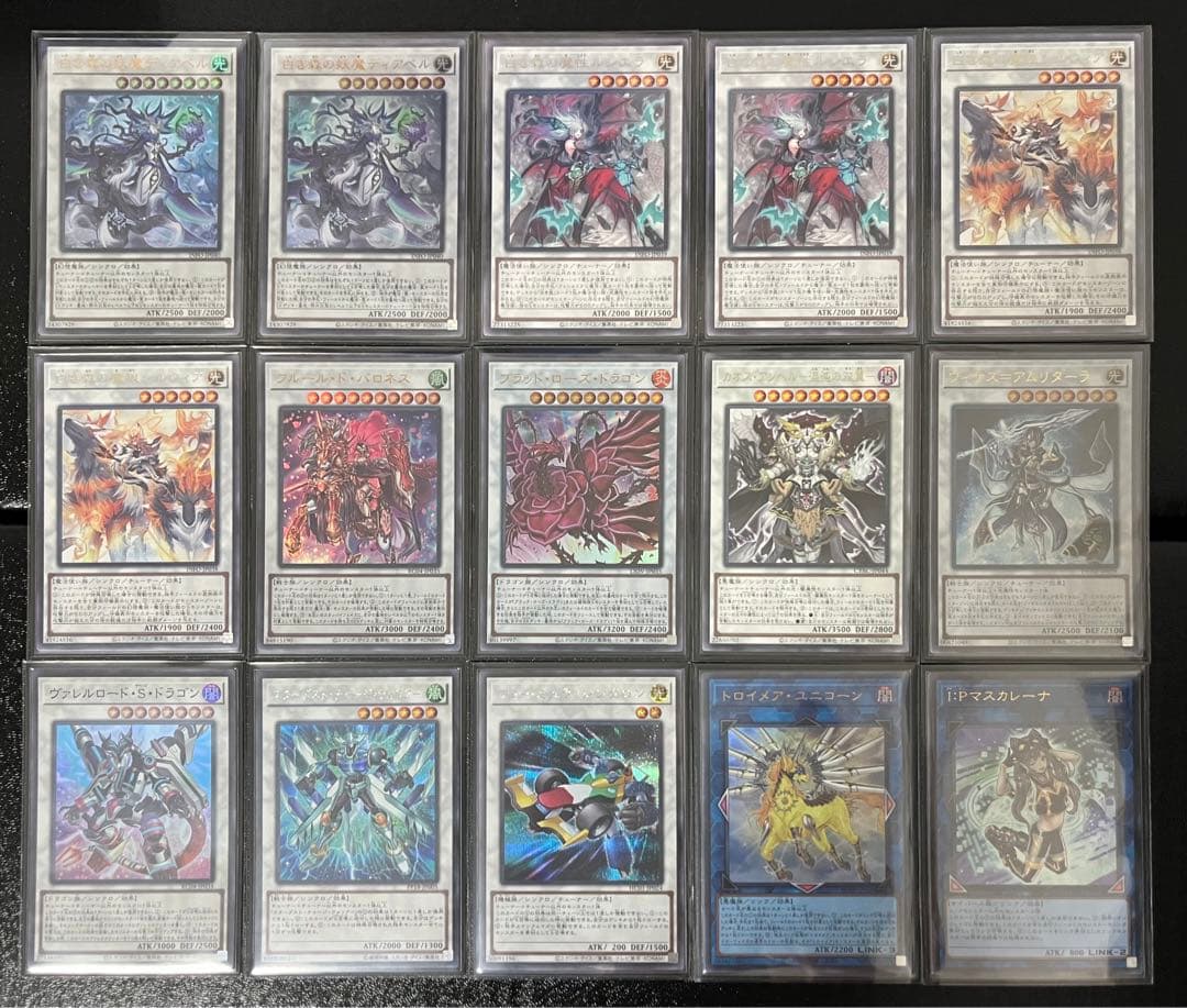 2 白き森 デッキ 40枚+EX15枚 シンクロシルバースリーブ付き