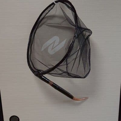 鹿の角入り鮎、サツキマスの「たも」