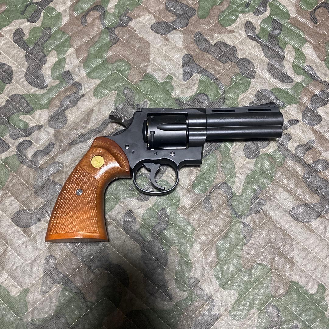 タナカ コルトパイソン 4インチ Rモデル HW ガスリボルバー