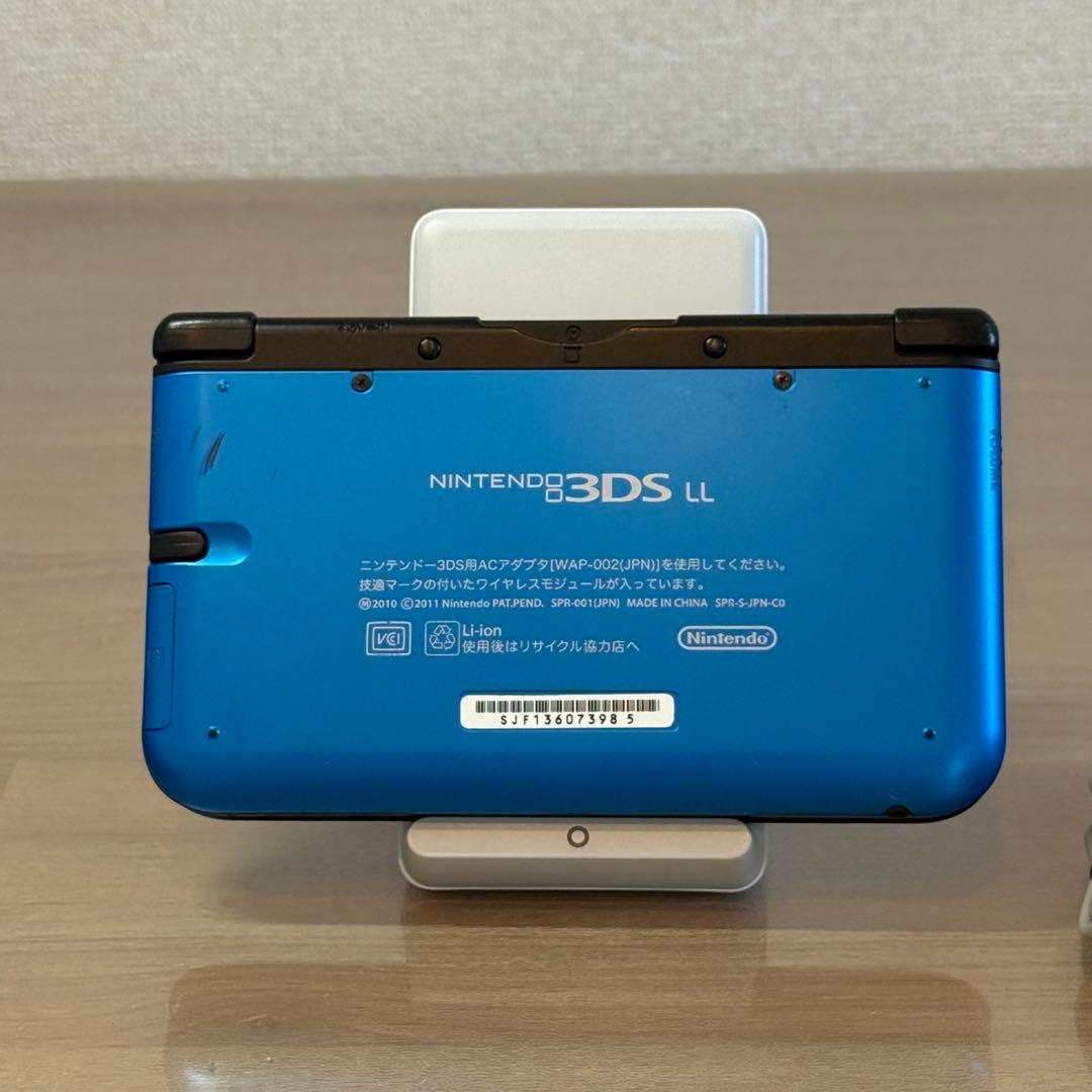 8-002 ニンテンドー3DS LL ブルー×ブラック