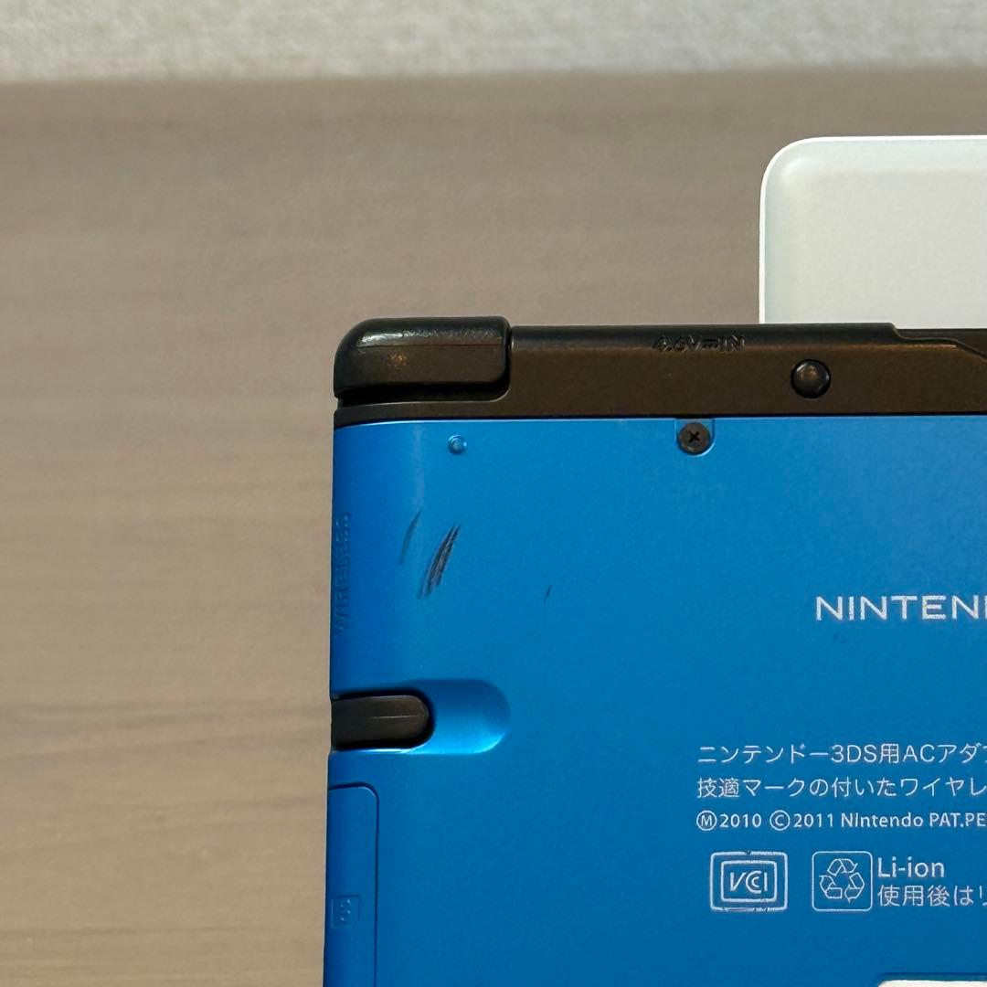 8-002 ニンテンドー3DS LL ブルー×ブラック