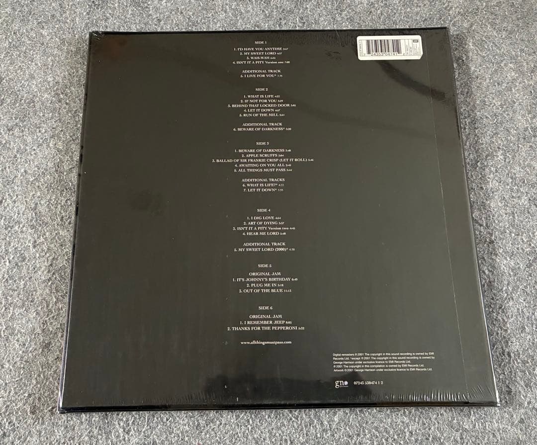 廃盤 ジョージハリスン/All Things〜NEW CENTURY EDIT