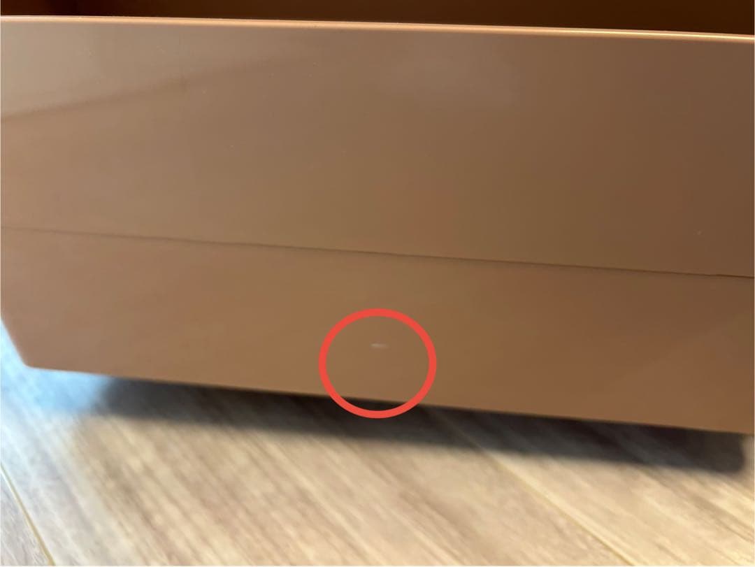 キャスター付きワゴン　3段　ボビーワゴン　ピンク