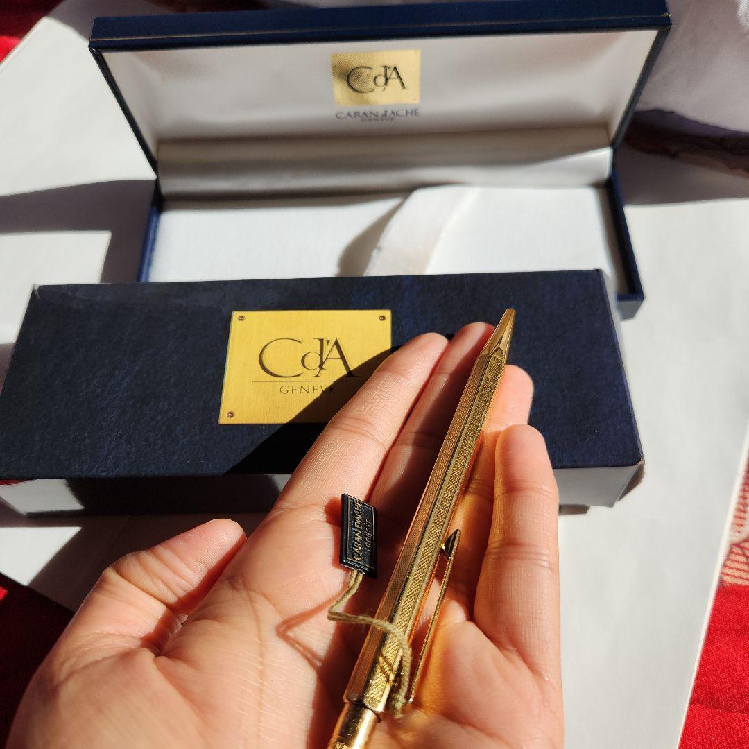 CARAN d'ACHE ボールペン 金メッキ