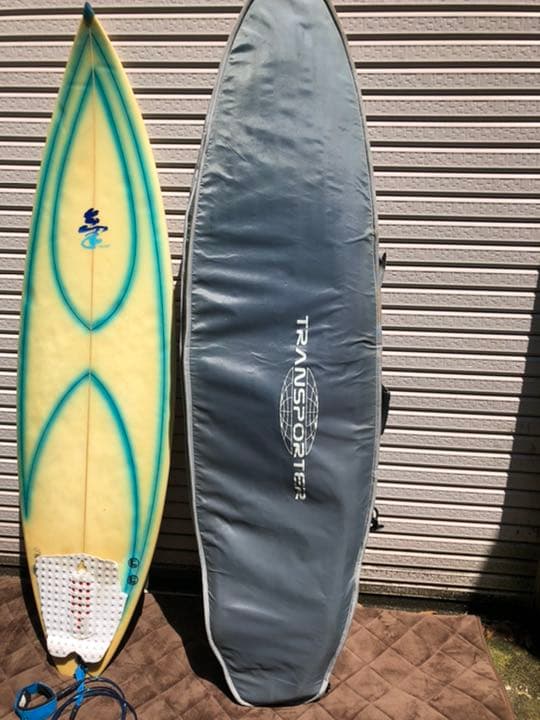 氣サーフボード KI SURFBOARDS リペア済 ショート 約6.2フィート