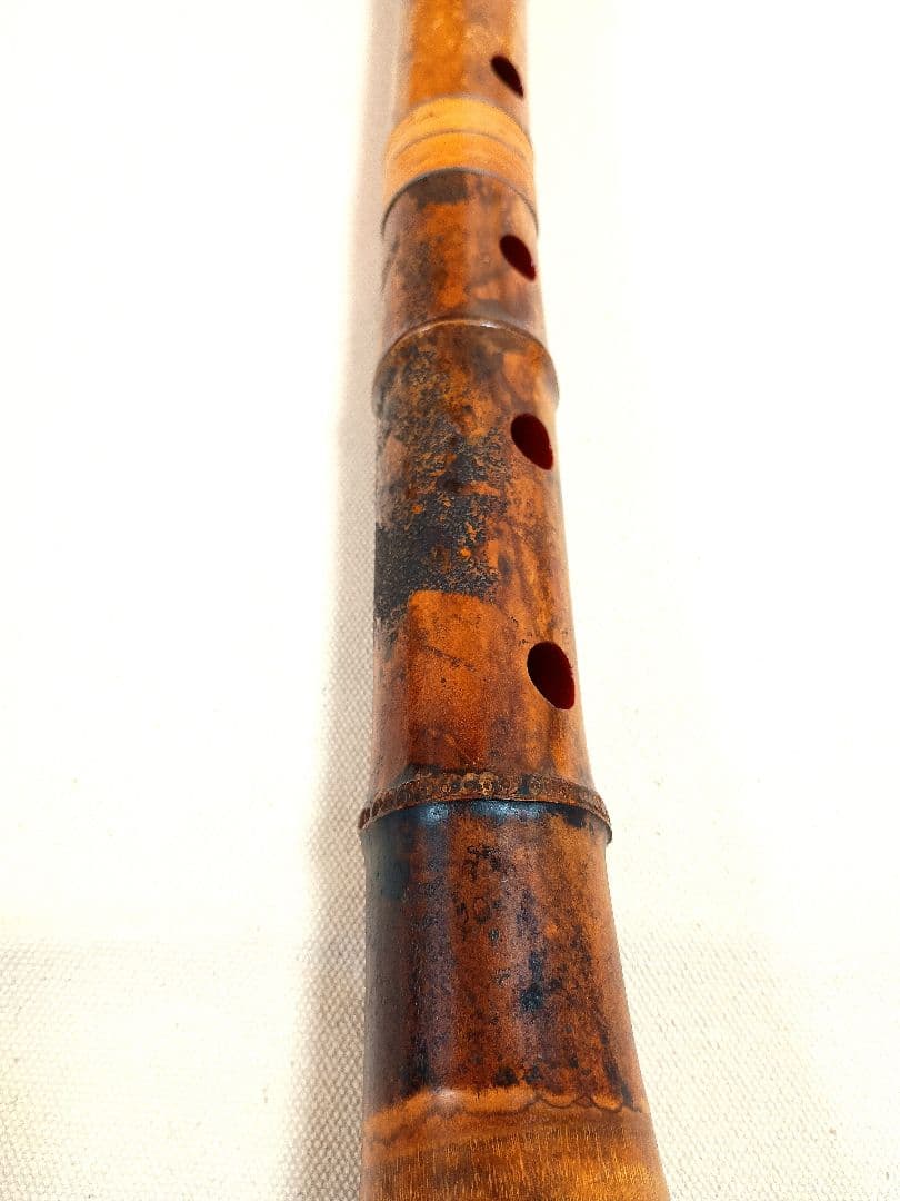 香川一朝作！極上老竹管☆荒ぶる爆鳴りの一尺七寸管尺八！