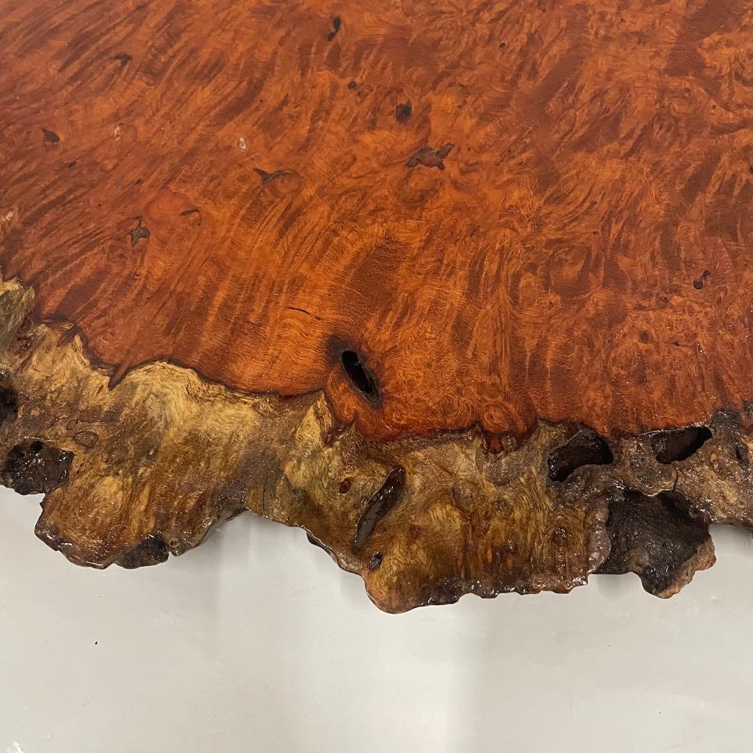 花梨瘤 一枚板 天然木 飾り板 瘤杢 花台 美術品 アンティーク