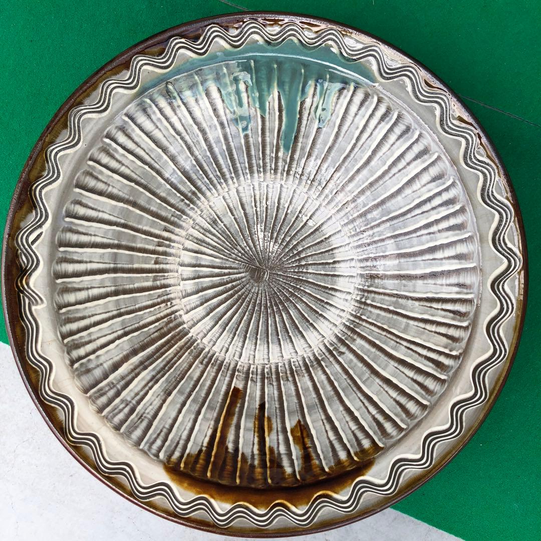 小鹿田焼　大皿　陶器