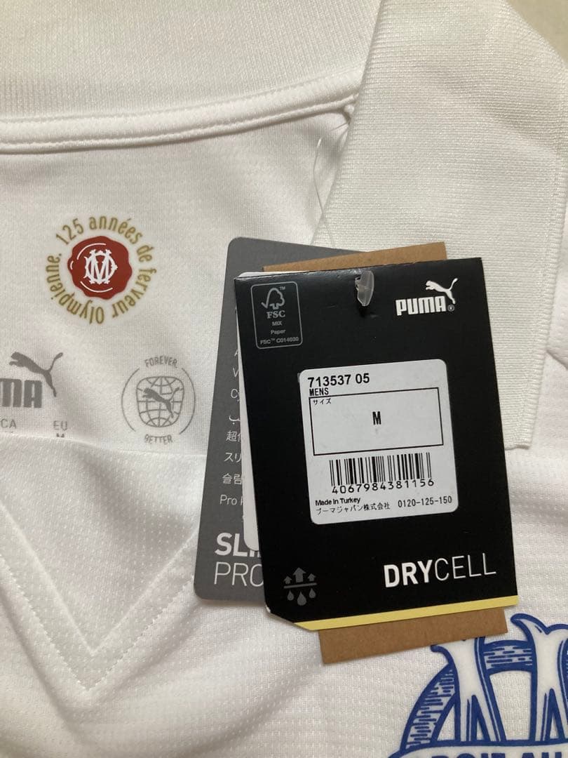 【新品タグ付き】オリンピックマルセイユ2024-25 125周年記念ユニフォーム