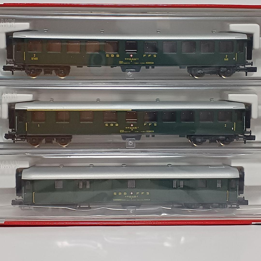 フライシュマン SBB(スイス連邦鉄道) 軽量客車３両セット 品番88183