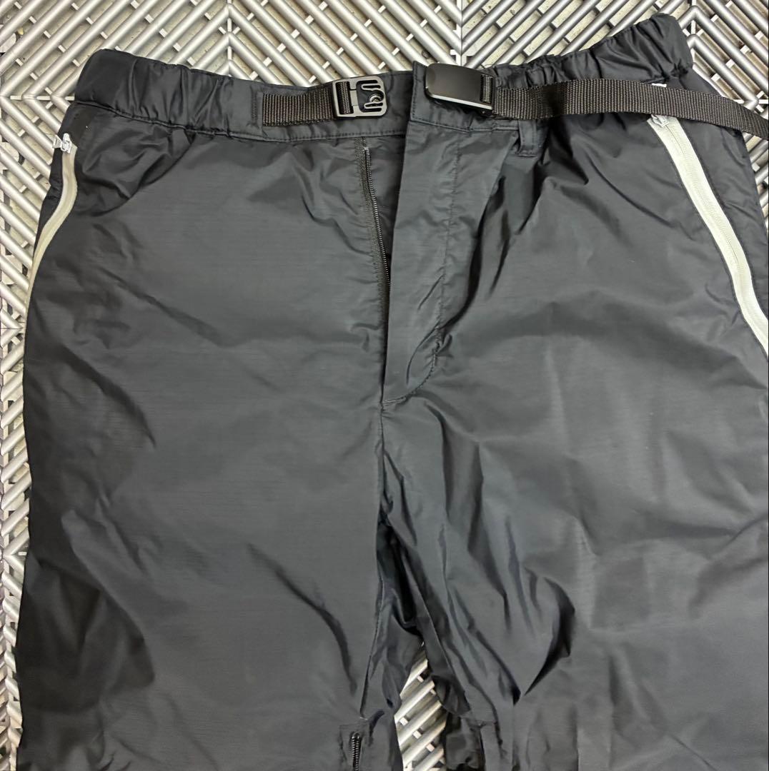 バスブリゲード×ナンガ！オーロラダウンパンツ 760FP！防水！ブラック&グレー