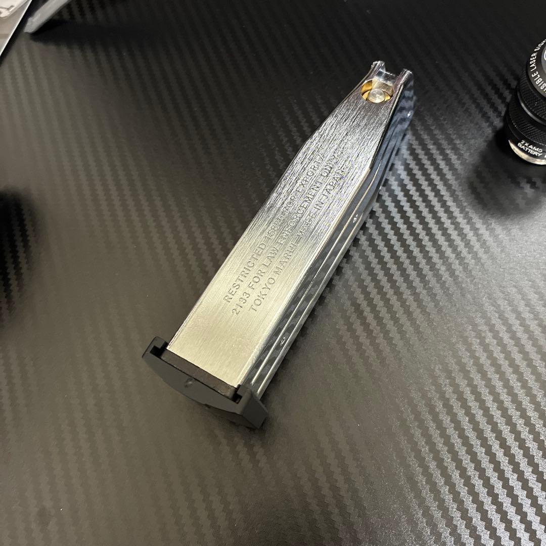 東京マルイ ハイキャパカスタム デュアル ステンレス ガスブローバック