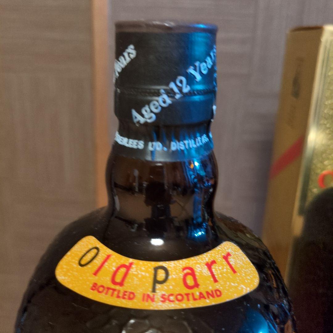 Old Parr 12年 スコッチウイスキー 750ml　古酒3本　未開封