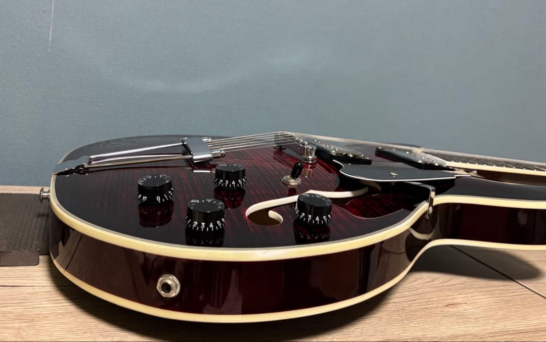 Grote セミアコ　ギターケース付き　【美品】　アンプ音出し確認済み