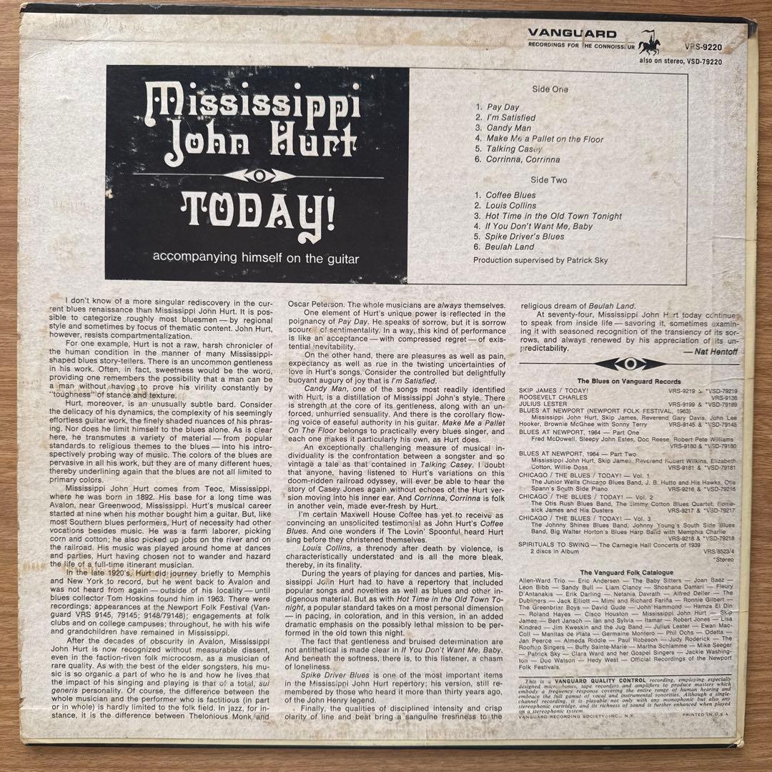 Mississippi John Hurt – Today!