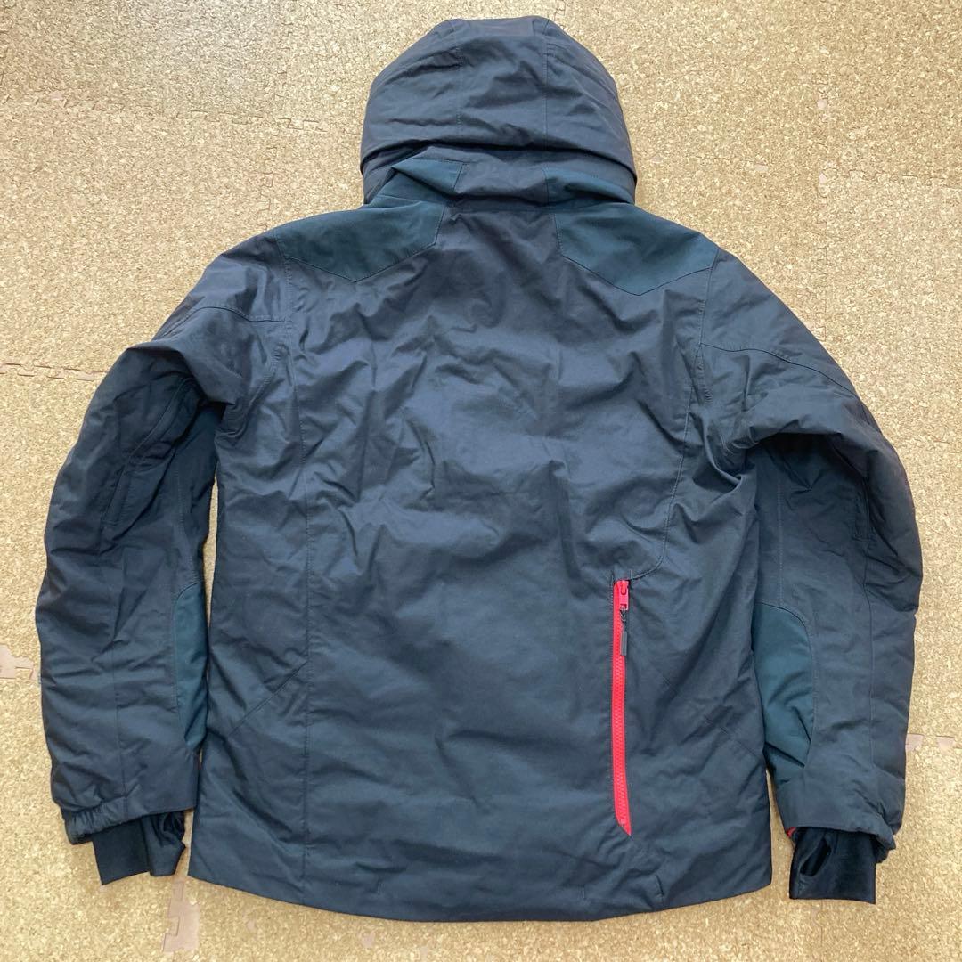 【美品】デサントdescentスキーウェアHEAT NAVIスキー Mメンズ黒