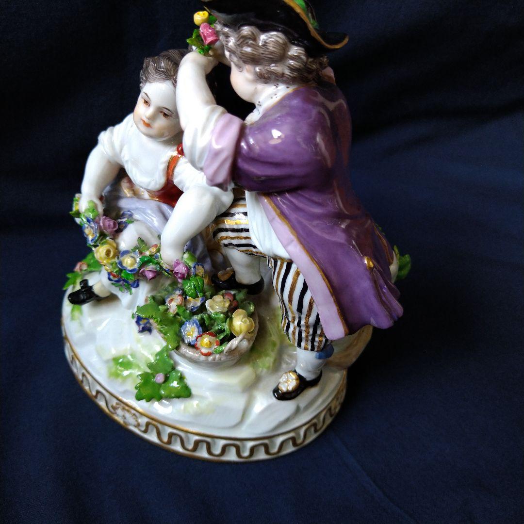 ✤1924年以前マイセン(Meissen)フィギュリン『春の寓意』✤