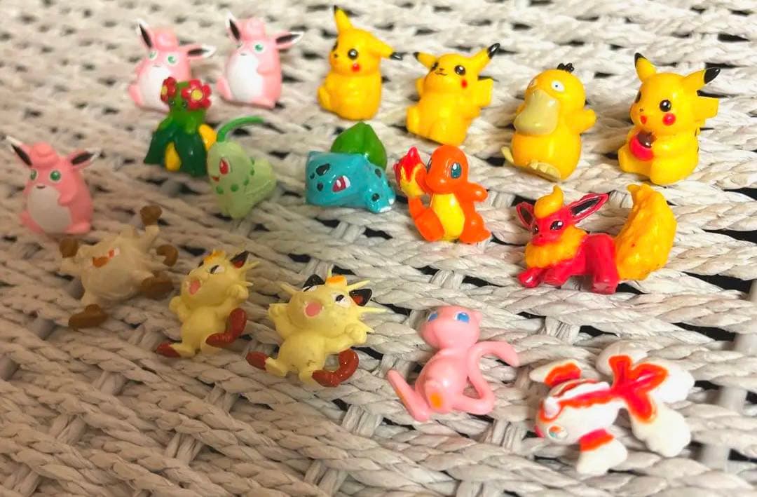 【希少・当時物】ポケモン ミニフィギュアまとめ売り｜ちびポケハウス 初期 17体