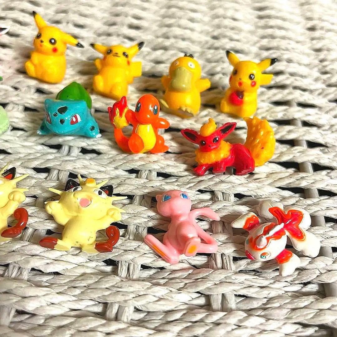 【希少・当時物】ポケモン ミニフィギュアまとめ売り｜ちびポケハウス 初期 17体