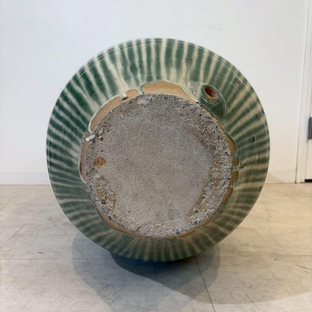 信楽焼 大壷 水瓶 陶磁器 壷 茶壷 酒壺 茶道具 雨だれ