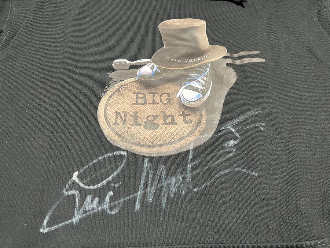 Eric Martin(エリック・マーティン)直筆サイン入りパーカー L 黒