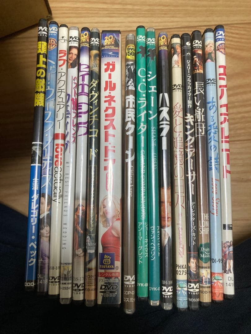 k) 洋画などDVD 約150枚セット