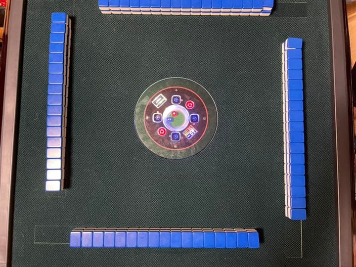 全自動麻雀卓 Gorilla 33ミリ牌  静音タイプ ２セット 赤牌 点棒