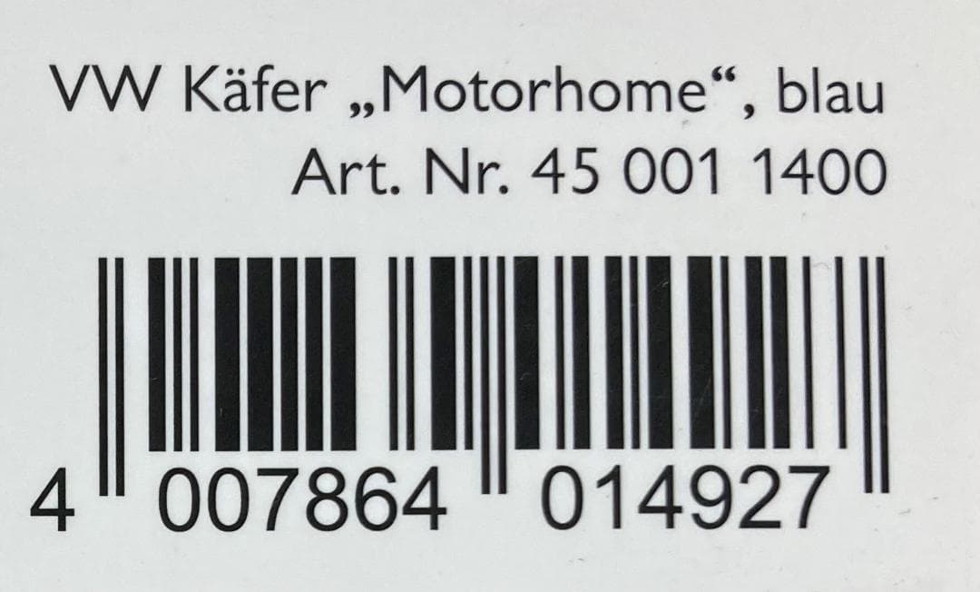 ★未使用★1/18 VWビートル モーターホーム ブルー ProR 18シリーズ