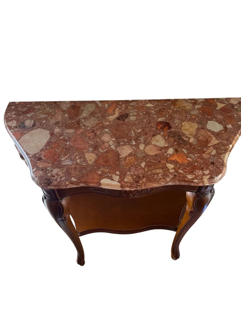 『希少』イタリア製☆大理石☆猫脚☆コンソールテーブル