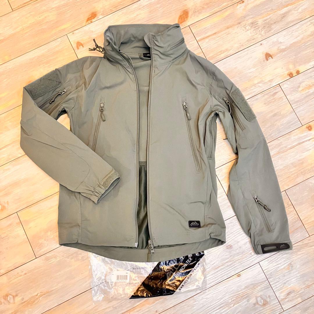 ヘリコンテックス　トゥルーパー ソフトシェルジャケット xsサイズ　グリーン