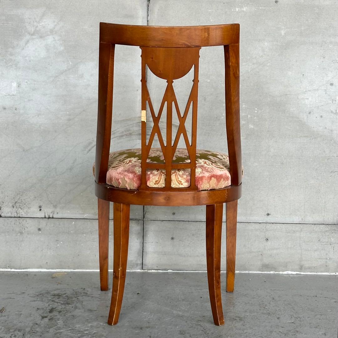 ✦ネオクラシカル様式✦透かし彫り×メダリオン装飾 ダイニングチェア アンティーク