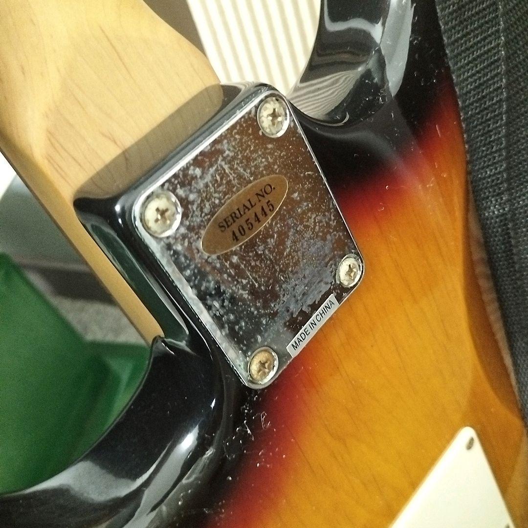 BUSKER'S エレキギター 動作未確認 サンバーストカラー